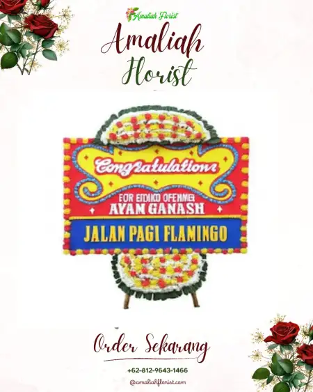 Sewa Papan Bunga Leneng