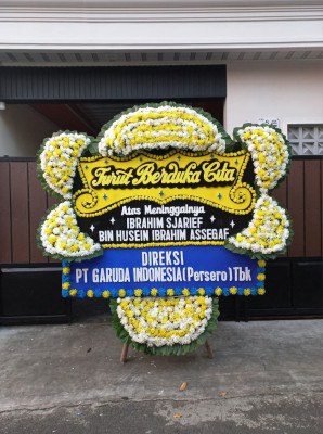 Papan Bunga Duka di Leneng